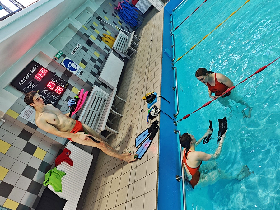 Hokej pod wodą Walenie Siemianowice Śląskie Trening 21 III 2026